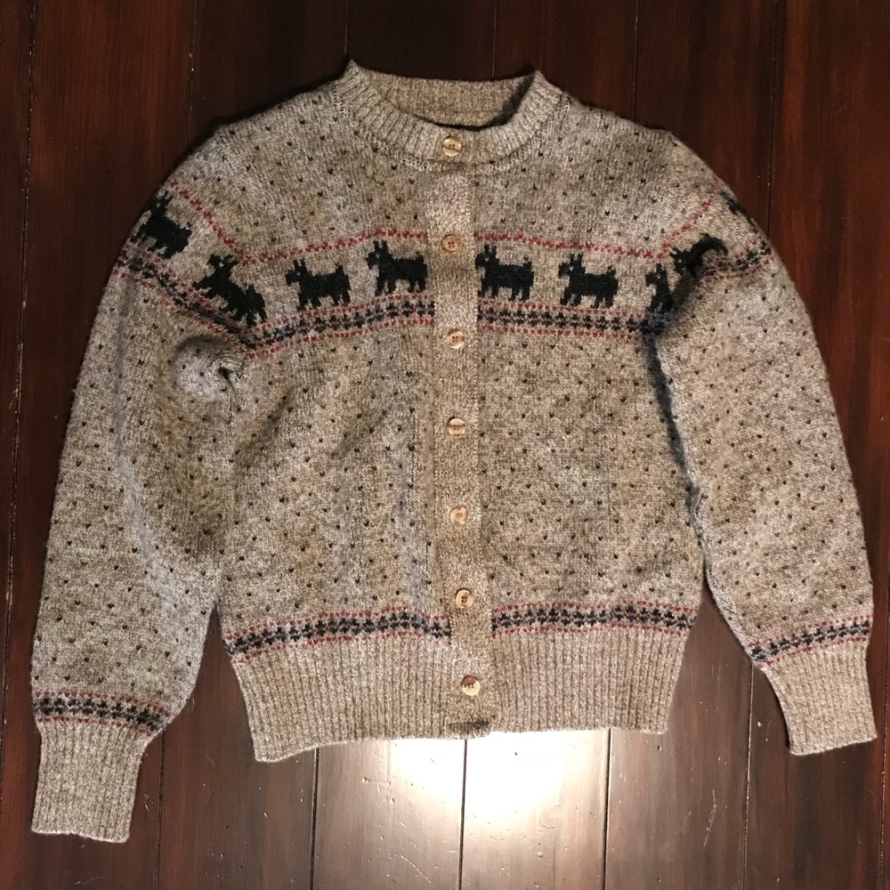 Scotty Dog cardigan